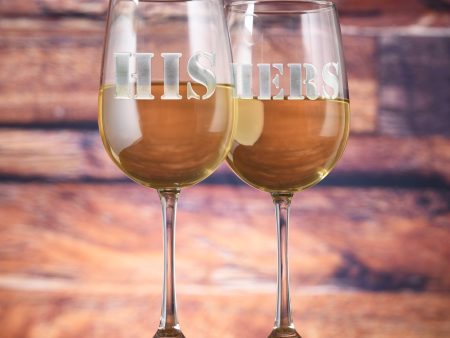 His and Hers Wine Glass Set Online Hot Sale