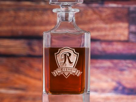 Personalized Square Whiskey Decanter Cheap