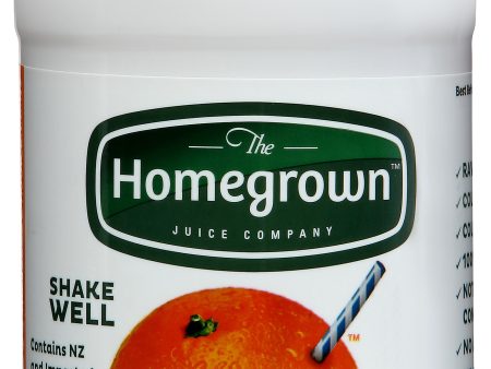 1L Homegrown RAW cold pressed 100% Pure ORANGE Juice on Sale