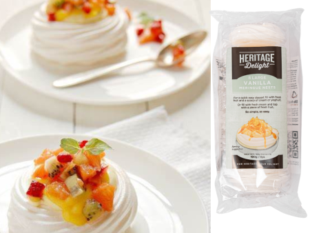 8Pk Heritage Delight Vanilla Meringue Nests Online Sale