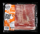 3 Fat Pigs Streaky Bacon 250g Discount