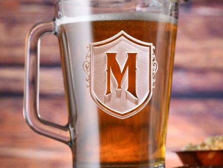 Engraved Monogrammed Beer Pitcher Hot on Sale