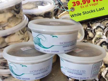 Frozen Shelled Oyster Meat 200g pottles 12-14 Oysters per pot. For Cheap