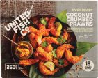 (5616) United Food Co Coconut Crumbed Prawns  250g, 16 prawn Hot on Sale