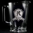 Engraved Personalized Shield Beer Pitcher For Discount