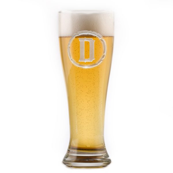 Monogram Pilsner Beer Glass For Discount