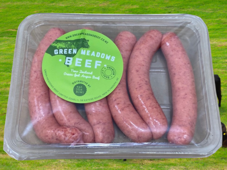 NZ Green Meadows Pure Angus Beef Sausage Online now