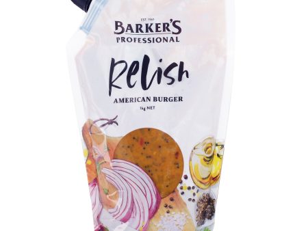 Barkers American Style Burger relish 1 kg Online