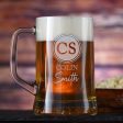 Two Monogram Beer Mug Gift Sale