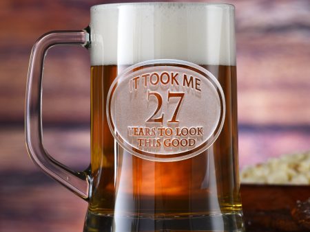 Engraved Birthday Beer mug Online