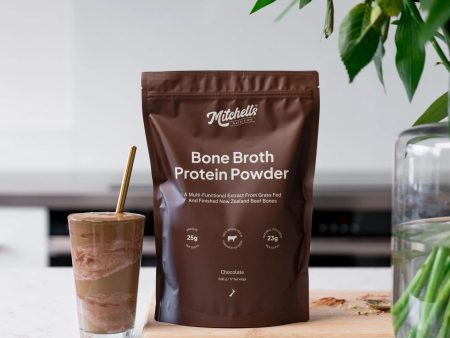 Mitchells Nutrition Bone Broth Protein Powder Chocolate 500g Online Hot Sale