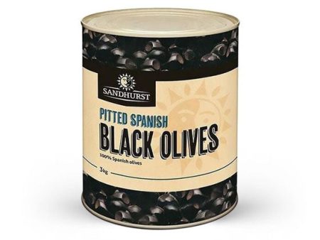 Sandhurst Spanish Black Olives (Pitted) A10 For Sale