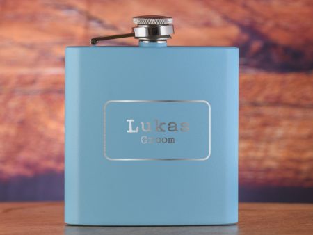 Best Man & Groomsmen Custom Engraved Flask Gift For Sale