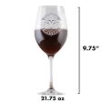 Family Tree Engraved Stolzle Crystal Red Wine Glass Gift For Cheap