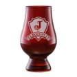 Engraved Red Glencairn Whisky Glass Cheap