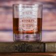 Distillery Whiskey Label Custom Bar Glass Gifts For Sale