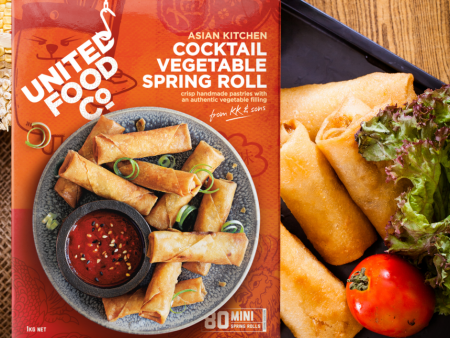 (2810) United Food Co Vegetable Spring Roll 80 pieces - 1kg on Sale