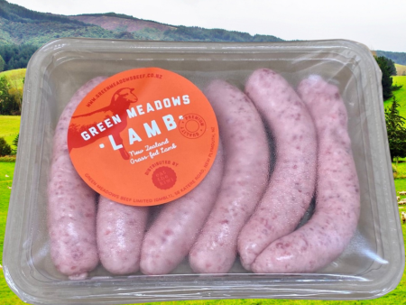 NZ Green Meadows Pure Lamb Sausages 1kg Sale