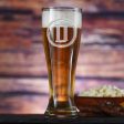 Monogram Pilsner Beer Glass For Discount