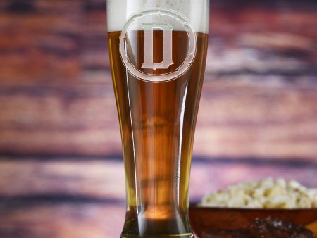 Monogram Pilsner Beer Glass For Discount