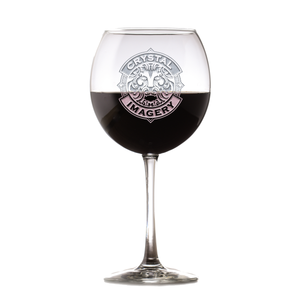 Deep Carved My Own Logo Red Wine Glass Stemware Online now