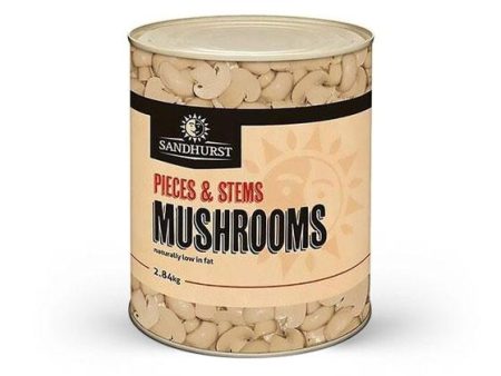 Sandhurst Mushrooms (Pieces & Stems) 2.8kg Online