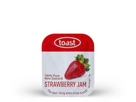 Toast Portioned Strawberry Jam 288 x 18g Online Hot Sale