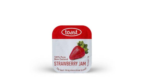 Toast Portioned Strawberry Jam 288 x 18g Online Hot Sale