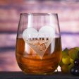 Army Wives Stemless Wine Glass Supply