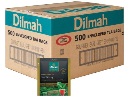 Dilmah Earl Grey Black Tea 500 Foil Enveloped Teabags For Cheap