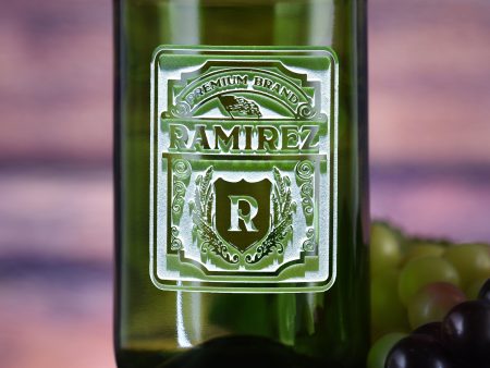 Personalized Label Green Recycle Wine Bottle Glass Tumbler For Cheap