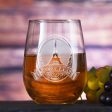 Eiffel Tower Stemless Wine Glass Hot on Sale