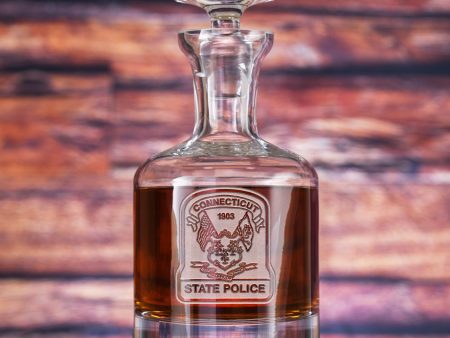 Connecticut State Police Decanter Online now