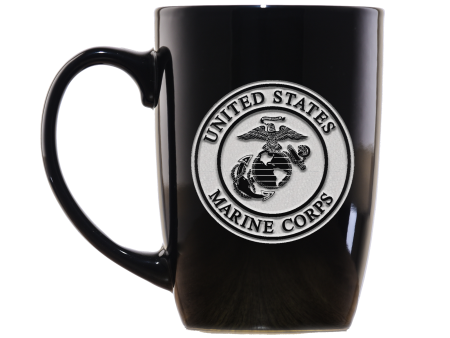 Deep Carved Marines Coffee Mugs at Wholesale Supply