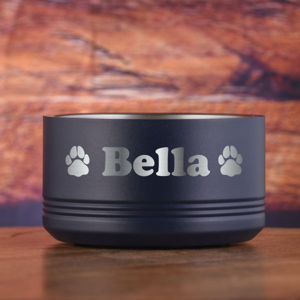 Custom Engraved Small Pet Bowl for Dog or Cat Hot on Sale