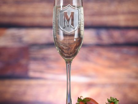 Custom Engraved Champagne Flute on Sale