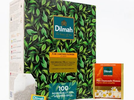 Dilmah Chamomile Infusion. 100 Foil envelope Teabags Online Hot Sale