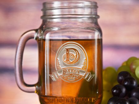 Personalized Mason Jar Mug For Discount