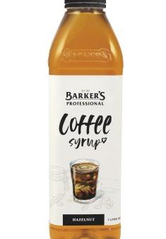 Barkers Hazelnut Coffee Syrup 1L Cheap