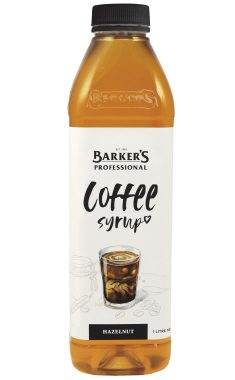 Barkers Hazelnut Coffee Syrup 1L Cheap